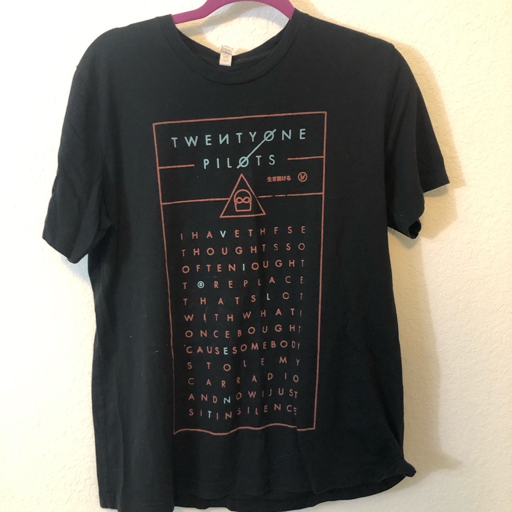 twenty one pilots t-shirt
